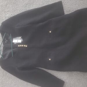 J. Crew Black Dress with Gold Accents